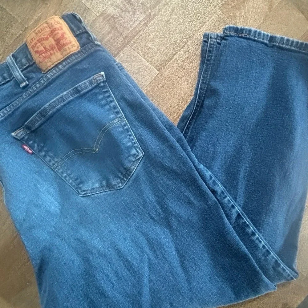 Levi's‎ 541 Athletic Fit Mens W42 L30 Jeans Light Wash Denim Jeans